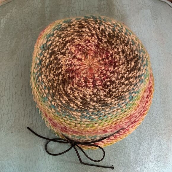 🟢3 items for $20 BUCKET hat wool blend multicolor for all season w thin cord bow - Picture 5 of 5